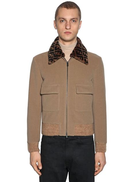 bomber fendi jacket mens|fendi blouson bomber jacket.